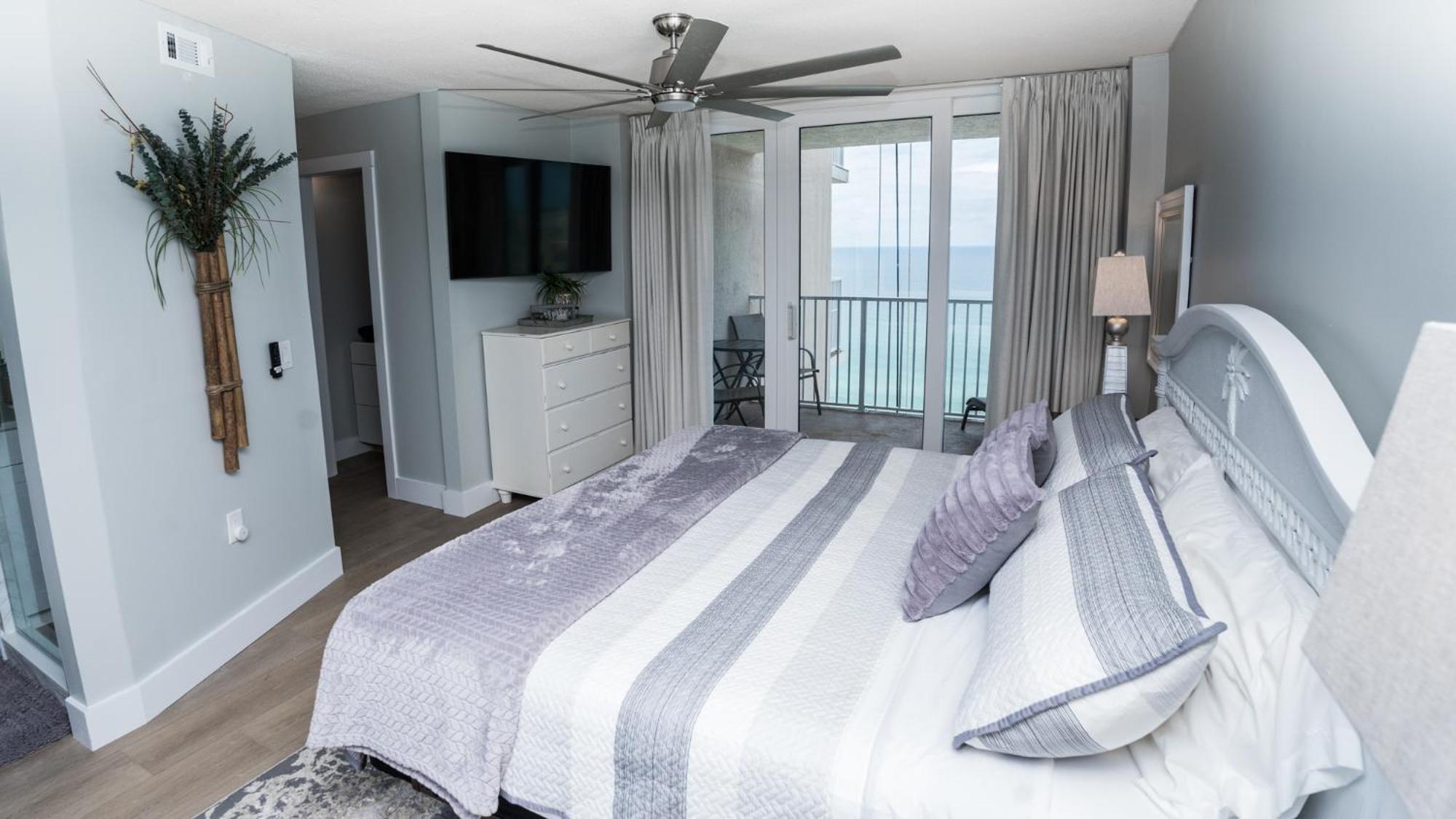New Rental - 3Br 3Ba Corner Beachfront - 2024 Remodel - 3 Pools, Tiki Hut, Gym, Tennis Panama City Beach Εξωτερικό φωτογραφία