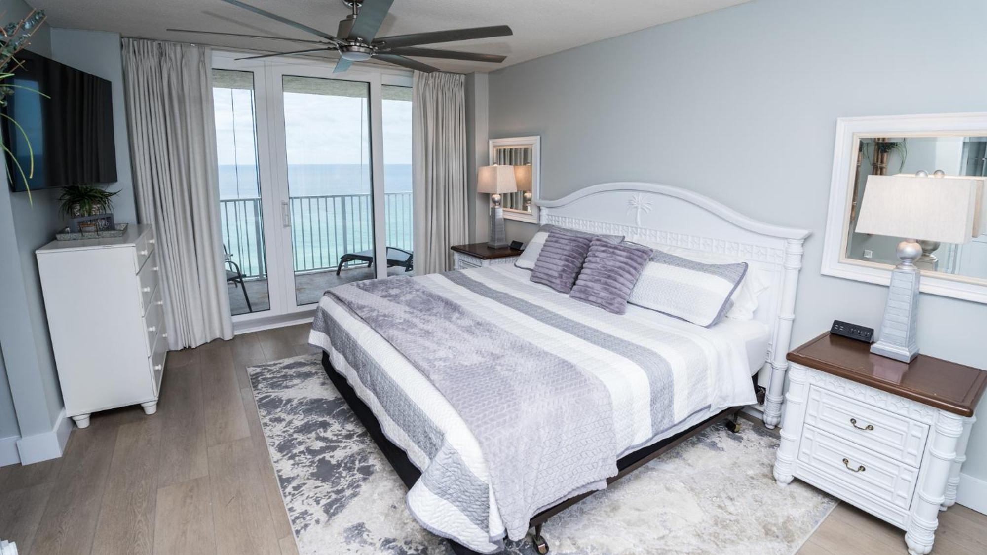 New Rental - 3Br 3Ba Corner Beachfront - 2024 Remodel - 3 Pools, Tiki Hut, Gym, Tennis Panama City Beach Εξωτερικό φωτογραφία