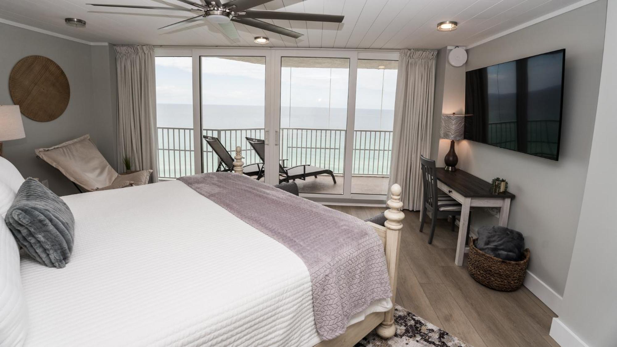 New Rental - 3Br 3Ba Corner Beachfront - 2024 Remodel - 3 Pools, Tiki Hut, Gym, Tennis Panama City Beach Εξωτερικό φωτογραφία