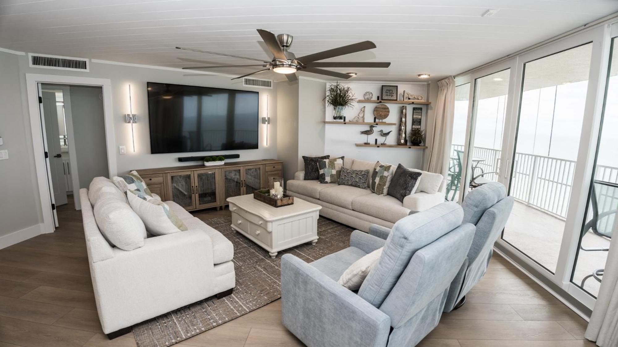 New Rental - 3Br 3Ba Corner Beachfront - 2024 Remodel - 3 Pools, Tiki Hut, Gym, Tennis Panama City Beach Εξωτερικό φωτογραφία