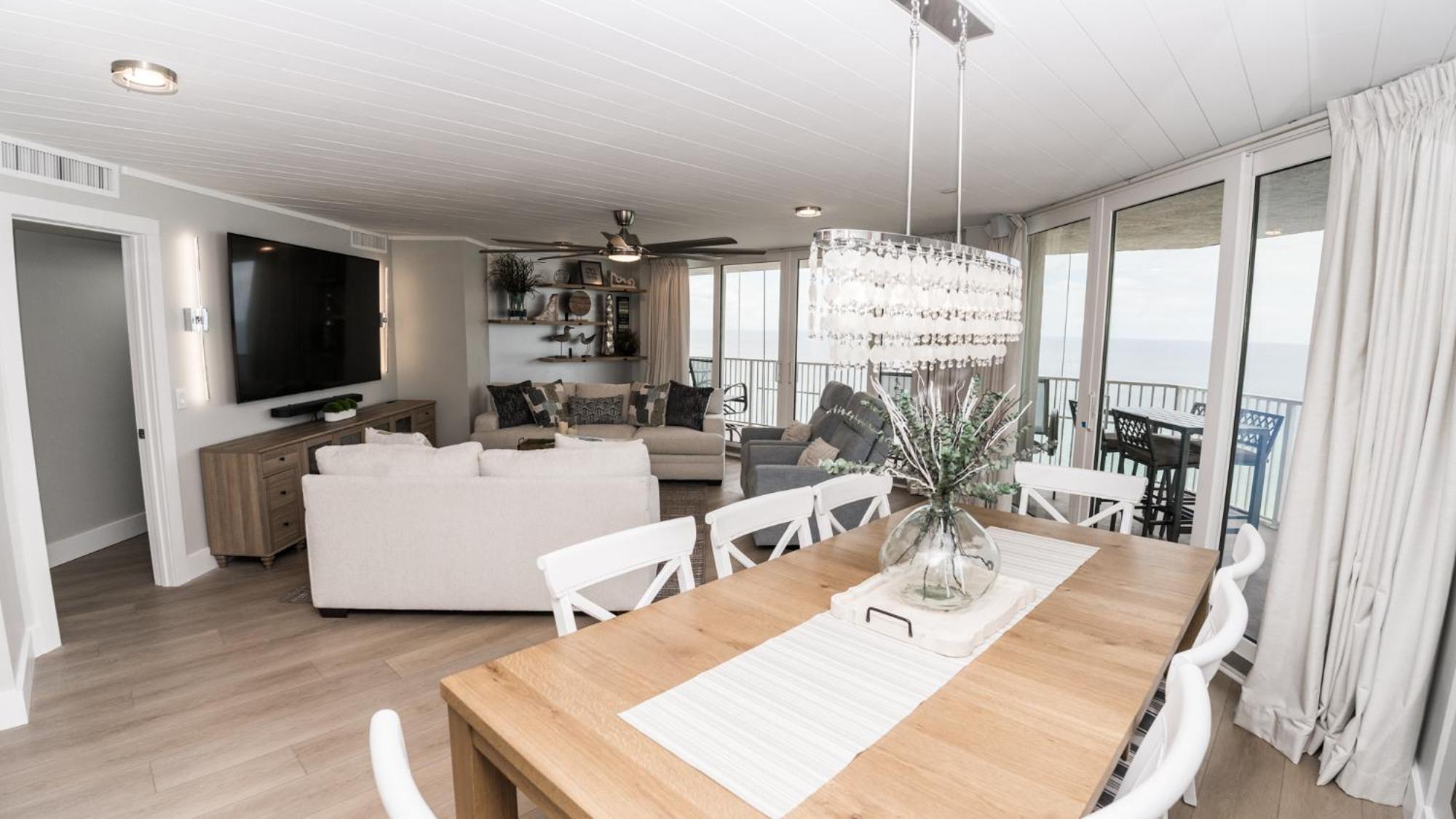 New Rental - 3Br 3Ba Corner Beachfront - 2024 Remodel - 3 Pools, Tiki Hut, Gym, Tennis Panama City Beach Εξωτερικό φωτογραφία
