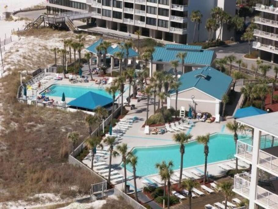 New Rental - 3Br 3Ba Corner Beachfront - 2024 Remodel - 3 Pools, Tiki Hut, Gym, Tennis Panama City Beach Εξωτερικό φωτογραφία
